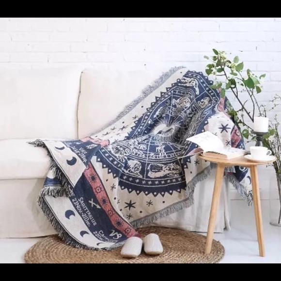 Horoscope Boho Blanket - Picture 2 of 4